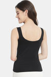Bleeding Heart Cotton Camisole (Pack of 2) - Black Blue — thumbnail 3